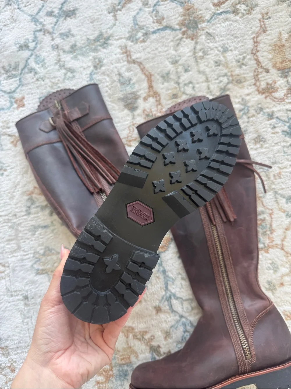 PENELOPE CHILVERS Knee High Tassel Boots